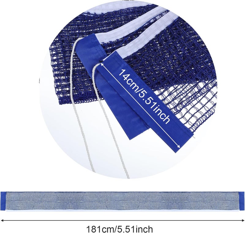 Ymapinc Pingpong Table Tennis Net - Cotton Indoor or Outdoor School Gym Pong Net Replacement Sport - (71.26" x 5.51") - Image 2